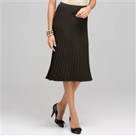 Ribbed Pleated Skirt, Laurel, medium