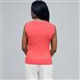 Scoop Neck Shell., New Coral, small