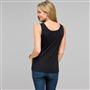 Lace Trim Tank, Black, small