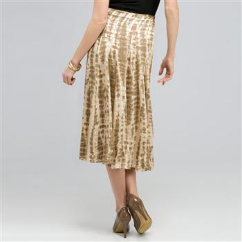 Long Printed Skirt., , large