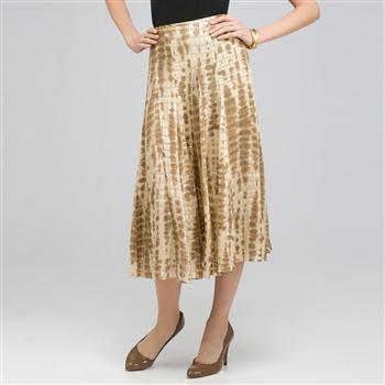 Long Printed Skirt., , large