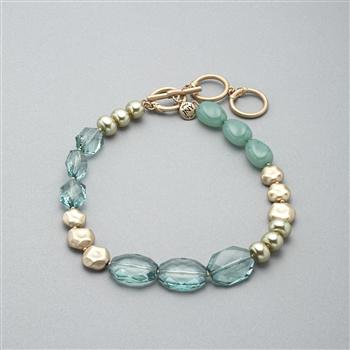 Green and Gold Necklace, , large