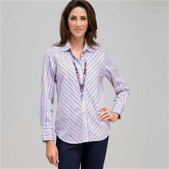 Striped Button Down, , large