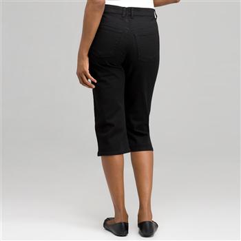 Classic Denim Straight Leg Capri, , large