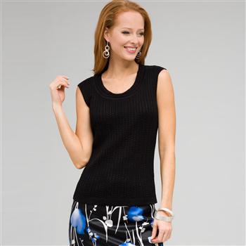 Cable Knit Shell, , large