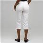 5 Pocket Cuffed Capri, Porcelain, small
