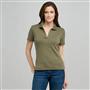 Short Sleeve Solid Cotton Polo Tee, jungle green, small
