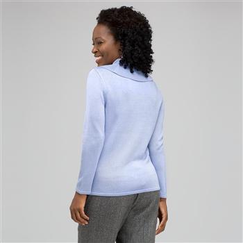 Draped Cowl Neck, , large